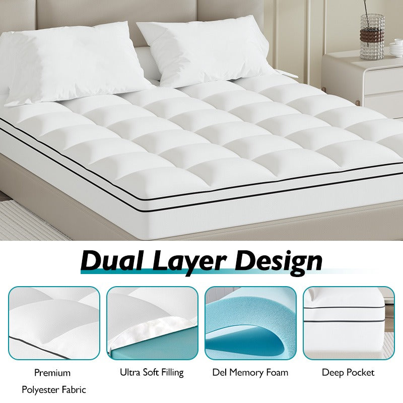 Breathable Memory Foam Mattress - Curve-Fitting, Light Beige-Friendly Design with Removable Cover, No Power Needed, Durable Polyester for Home & Office Use, Comfortable Sleeping, Modern Bedroom Decor, Highquality Material