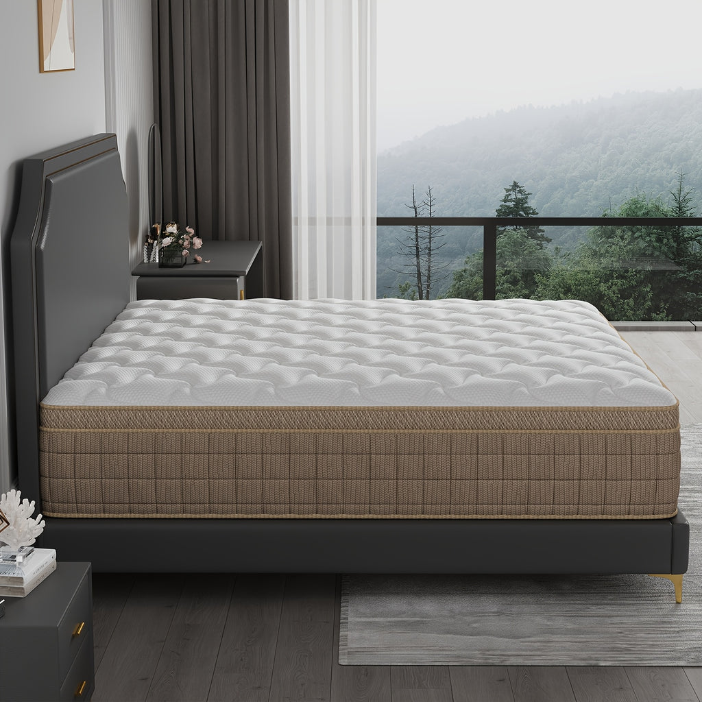 Luxury Gel Memory Foam & Pocket Spring Hybrid Mattress - 10\