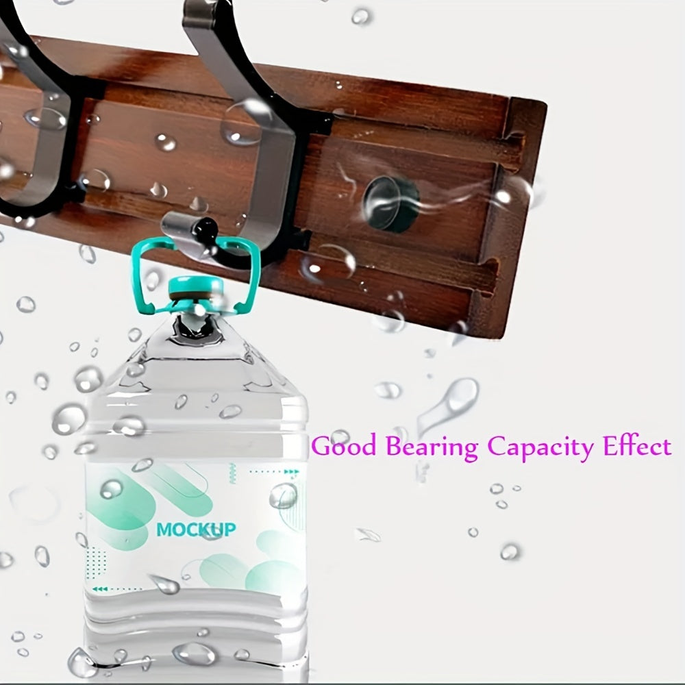 2Pack Wall Mounted Coat Rack With All 12 Decorative Hooks, 24 InchCoat Rack Wall Mount Wall-mounted Coat Rack For Hanging Coats, Keys, Umbrellas And Hats