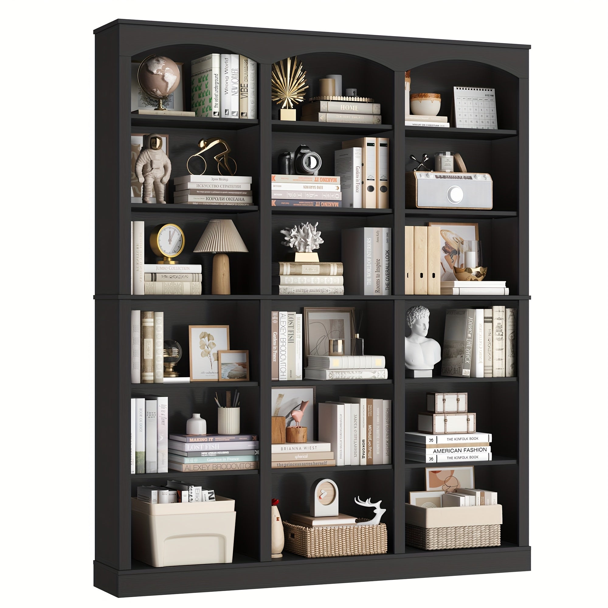FULTRU 18-Open Display Cube Bookcase And Bookshelves, 71\