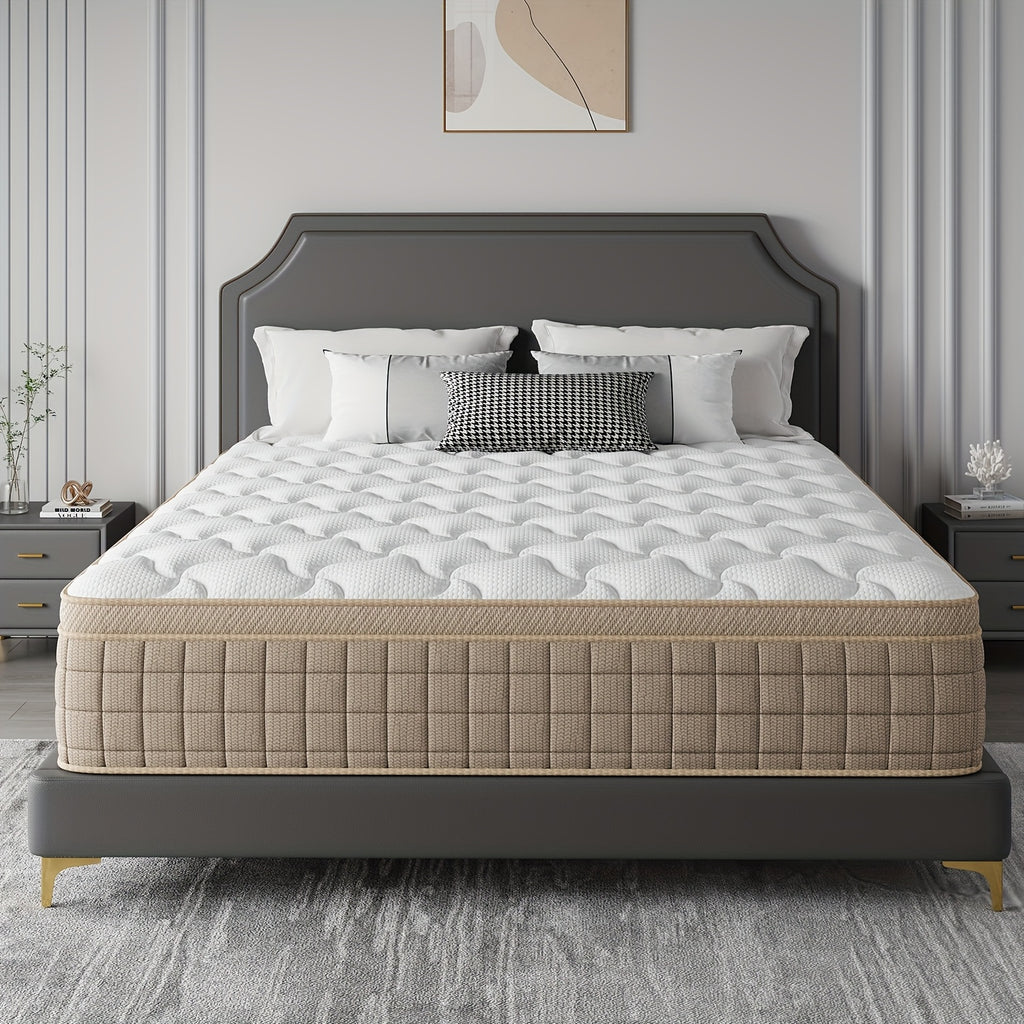 Luxury Gel Memory Foam & Pocket Spring Hybrid Mattress - 10\