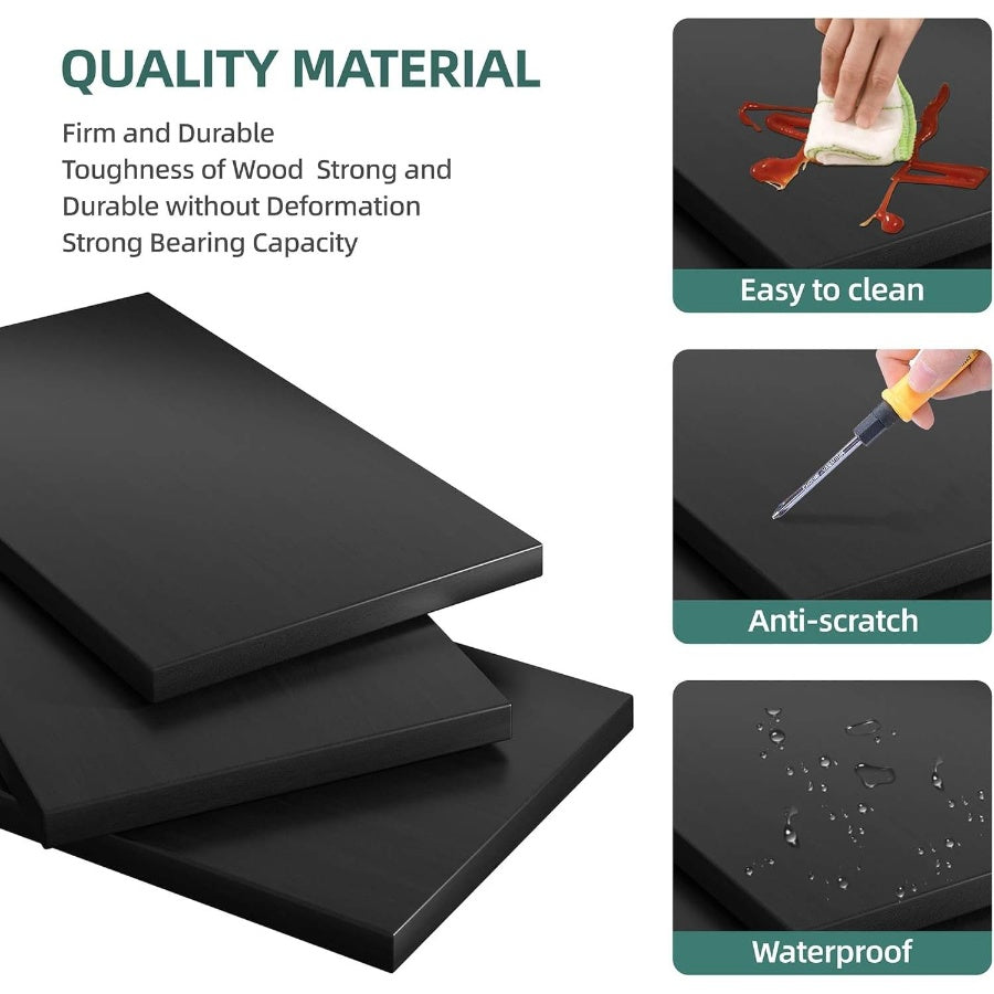 Bookshelf, Industrial Bookshelves and Bookcases with Floor Standing 6 Shelf Display Storage Shelves 70.6 inches Tall Bookcase Home Office, Living Room Black