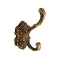 1\u002F2pcs Antique Brass Vintage Coat Hooks - Heavy Duty Wall Hooks for Hanging Purse, Hat, Keys, Clothes, Curtain, Unique Bathroom