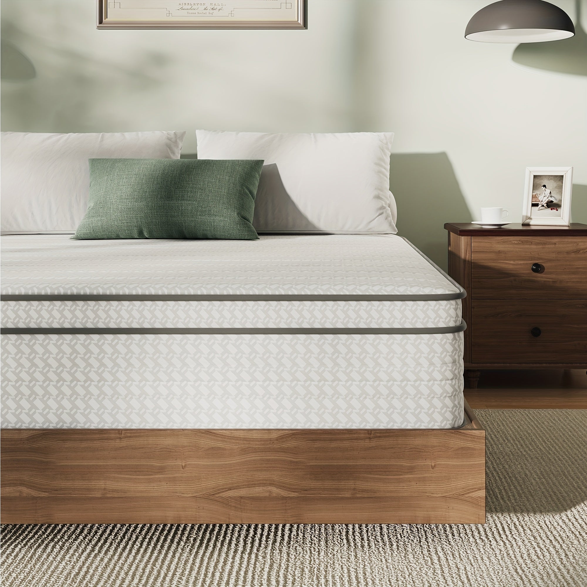 8 10 12 14 Inch Novilla Pocket Spring Hybrid Foam Mattress, Plush Mattress, SmartS Coil, Pillow Top Design And Motion Isolation, Ultra Plush Noah Pocket Spring Mattress, Mattress Single Size
