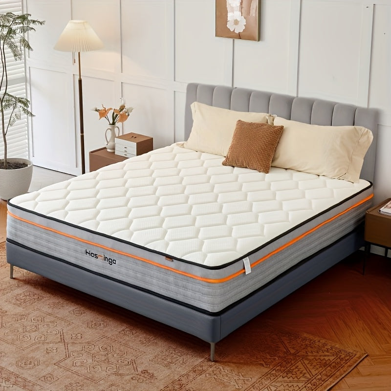 The 12 Inch Memory Sponge And Independent Pocket Spring Mixed Mattress Provides Comfortable And Supportive Sleep, Making It An Ideal Choice for Both Supine And Side Lying Individuals. It Is Suitable for Long-term Use Of European Style Mattresses