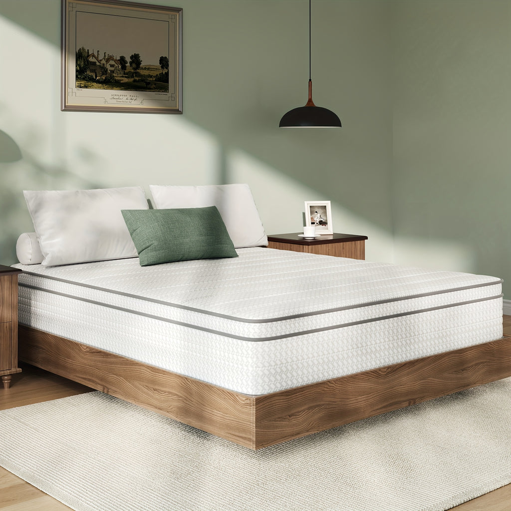 8 10 12 14 Inch Novilla Pocket Spring Hybrid Foam Mattress, Plush Mattress, SmartS Coil, Pillow Top Design And Motion Isolation, Ultra Plush Noah Pocket Spring Mattress, Mattress Single Size